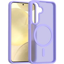 Huly  Samsung Galaxy A56 Jota Magsafe Kapak - Lila Hub