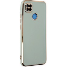 Huly  Xiaomi Redmi 9c Kılıf Volet Silikon - Açık Yeşil Hub