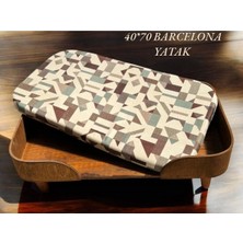 Feyza Design Şık Barcelona Kedi Köpek Yatağı 40X70 Cm, Yıkanabilir ve Rahat Minderli