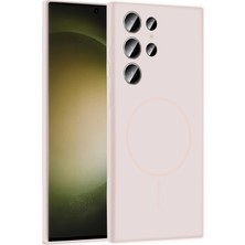 Huly  Samsung Galaxy S24 Ultra Kılıf Jully Magsafe Kapak - Pudra Hub