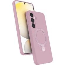 Huly  Samsung Galaxy A35 5g Regal Magsafe Standlı Kapak - Açık Pembe Hub