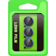 Huly  Samsung Galaxy S25 Fe Raze Metal Kamera Lens - Lacivert Hub