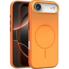 Huly  Apple iPhone 17 Air Neva Magsafe Kapak - Turuncu Hub