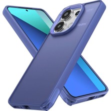 Huly  Xiaomi Redmi Note 13 Pro 4g Kılıf Elegant Kapak - Açık Mavi Hub