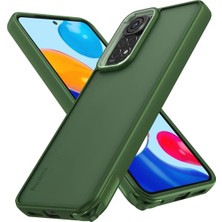Huly  Xiaomi Redmi Note 11 Pro Kılıf Elegant Kapak - Yeşil Hub
