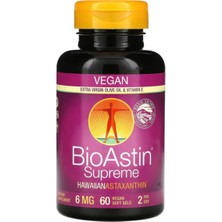 Bioastin Supreme Hawaiian Astaxanthin - 6mg, 60 Softgels - Farm-Direct Premium Antioxidant