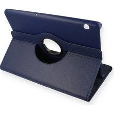 Huly  Huawei Mediapad T5 10 Kılıf 360 Tablet Deri Kılıf - Lacivert Hub