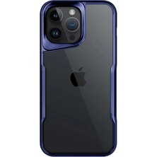 Huly  iPhone 15 Pro Max Kılıf Boyi Silikon Kapak - Lacivert Hub