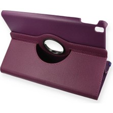 Huly  iPad 10.2 (7.nesil) Kılıf 360 Tablet Deri Kılıf - Mürdüm Hub