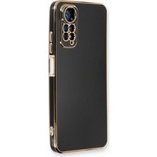 Huly  Xiaomi Redmi Note 11 Kılıf Volet Silikon - Siyah Hub