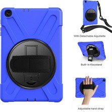 Huly  Samsung Galaxy T510 Tab A 10.1 Kılıf Amazing Tablet Kapak - Mavi Hub