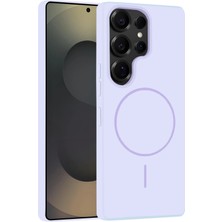 Huly  Samsung Galaxy S25 Ultra Kılıf Jully Magsafe Kapak - Lila Hub