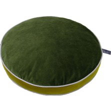 Feyza Design Yıkanabilir Daire Çift Taraflı Visco Köpek ve Kedi Yatağı 70X10 cm
