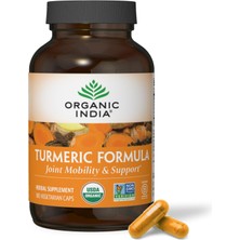 Organic India Turmeric Curcumin With Black Pepper - Organic Turmeric And Curcumin, Joint Support & Immune 180 Caps