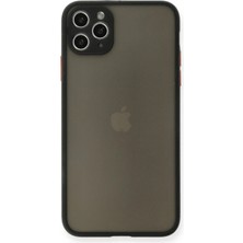 Huly  iPhone 11 Pro Max Kılıf Montreal Silikon Kapak - Siyah Hub
