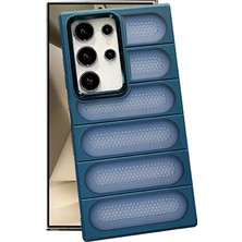 Huly  Samsung Galaxy S24 Ultra Kılıf Airmax Silikon Kapak - Lacivert Hub