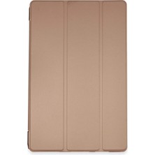 Huly  iPad Pro 13 (2024) Kılıf Tablet Smart Kılıf - Rose Gold Hub