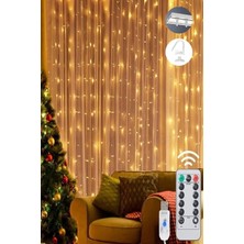 Allians 3X2M LED Peri Telli Perde, Kumandalı, Usb, 8 Animasyonlu, Günışığı