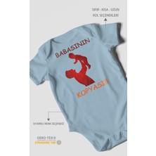 Morivo Kids Babasının Kopyası Baskılı Bebek Zıbını – Çıtçıtlı Body | %100 Pamuk Kısa Kol