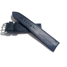 Fado&her Saate Uyumlu Hakiki  Deri Saat  Kordonu  Lazivert  22  mm  ( 394  )