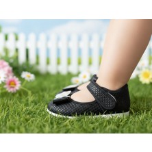 Kantex Çocuk Babet Cırtcırtlı Fiyonklu Kaydrımaz Hafif Taban Anaokulu Kreş Günlük Babet