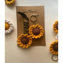 NurEra Design 2' Li Set Amigurumi Figürlü Kitap Ayracı ve Anahtarlık