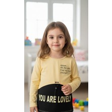 love Taşlı Penye Bluz