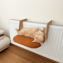 Feyza Design Rahat ve Sıcak Kedi Yatağı 40X30CM, Petek Üstü Konforlu Uyku Alanı