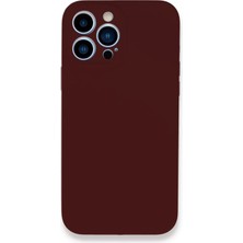 Huly  iPhone 13 Pro Max Kılıf Lansman Legant Silikon - Bordo Hub