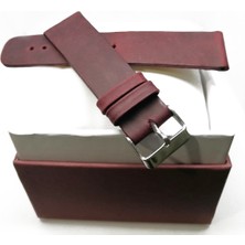 Fado&  Fosil  Uyumlu  Greyzı Deri   Saat Kordonu   22   mm   (  393 )