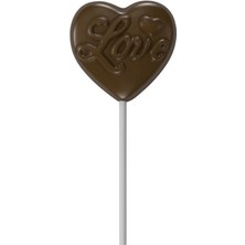 Implast Polikarbon Kalp Lolipop Çikolata Kalıbı 35 gr - 691