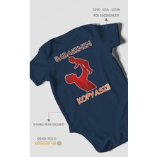 Morivo Kids Babasının Kopyası Baskılı Bebek Zıbını – Çıtçıtlı Body | %100 Pamuk Kısa Kol