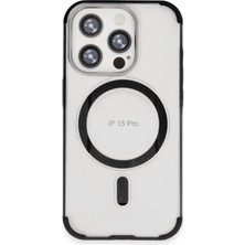 Huly  iPhone 15 Pro Max Hilton Magsafe Kapak - Siyah Hub