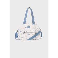 Mayoral Bebek Bakım Çantası - Baskılı - Mavi Saplı