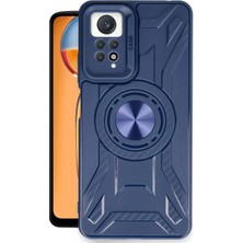 Huly  Xiaomi Redmi Note 12 Pro 4g Kılıf Lincoln Silikon - Lacivert Hub