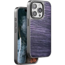 Huly  iPhone 15 Pro Max Wave Kapak - Derin Mor Hub