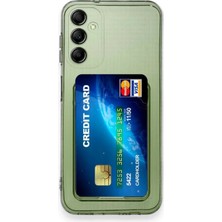 Huly  Samsung Galaxy A25 5g Kılıf Kart Şeffaf Silikon - Şeffaf Hub
