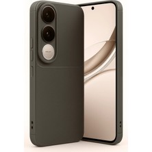 Huly  Vivo V50 Lite 4g Auto Focus Karbon Kapak - Kahverengi Hub