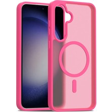 Huly  Samsung Galaxy S24 Fe Jota Magsafe Kapak - Rose Hub