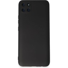 Huly  Realme C11 Kılıf Nano Içi Kadife Silikon - Siyah Hub