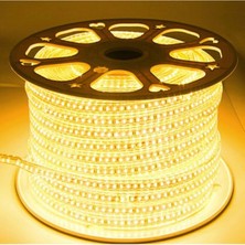 Allians 50 Metre LED Şerit Işık, Gün Işığı, Fişli, 220V, Su Geçirmez, Tak Çalıştır