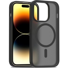 Huly  Apple iPhone 14 Pro Jota Magsafe Kapak - Siyah Hub