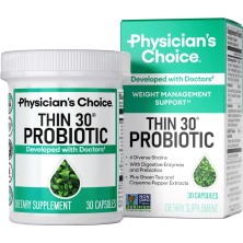 Physician's Choice Probiotics For Weight Management & Bloating - 6 Probiotic Strains Prebiotics Key Ingredient Cayenne