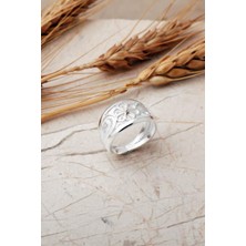 Sümer Telkari Telkari Işlemeli Elişi Ayarlanabilir 925 Ayar Gümüş Yüzük 5997