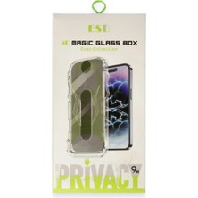 Huly  Samsung S25 Ultra  Magic 5d Hayalet Cam - Siyah Hub