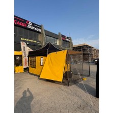 Çadır Dünyası 3x3 Katlanabilir Kamp Çadırı - Kapı ve Pencereler Sineklikli - Full Set