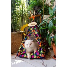 Feyza Design Yıkanabilir Kedi ve Köpek Çadırı, Kolay Kurulumlu, Konforlu Ev