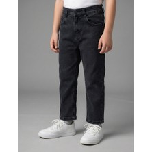 Nawi Erkek Çocuk Likralı Baggy Kot Pantolon