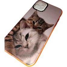 iPhone 11 Telefon Kılıfı Kedi Desen