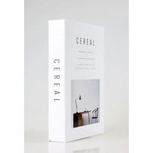 Cereal Travel And Style Dekoratif Kitap Kutu